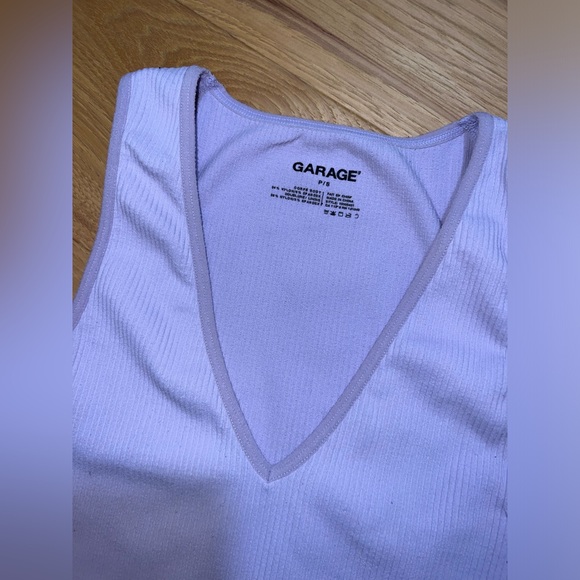 Garage Pastel Purple Crop Top - Picture 2 of 3